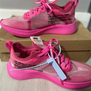 Nike Zoom Fly off white pink